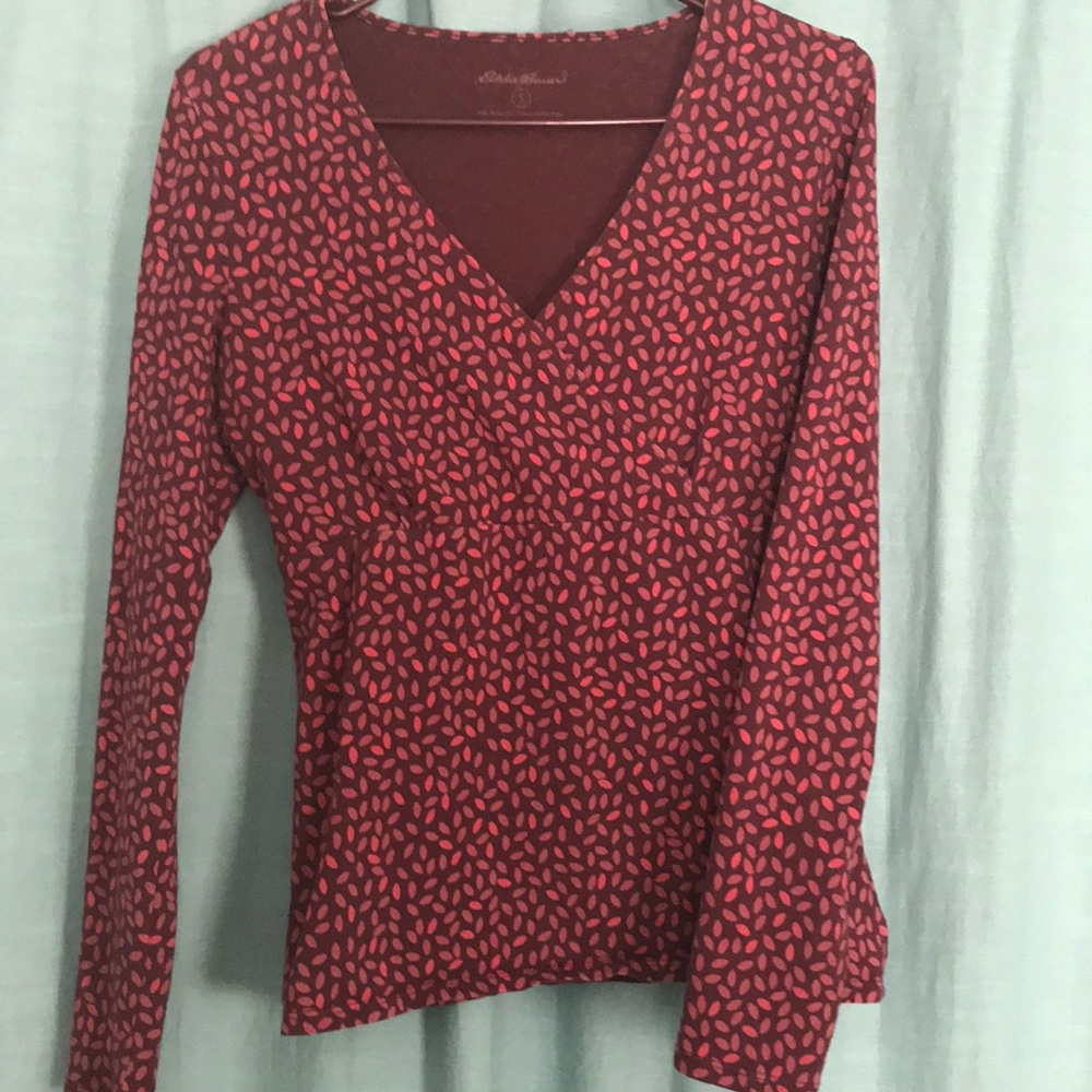 Eddie Bauer wrap top